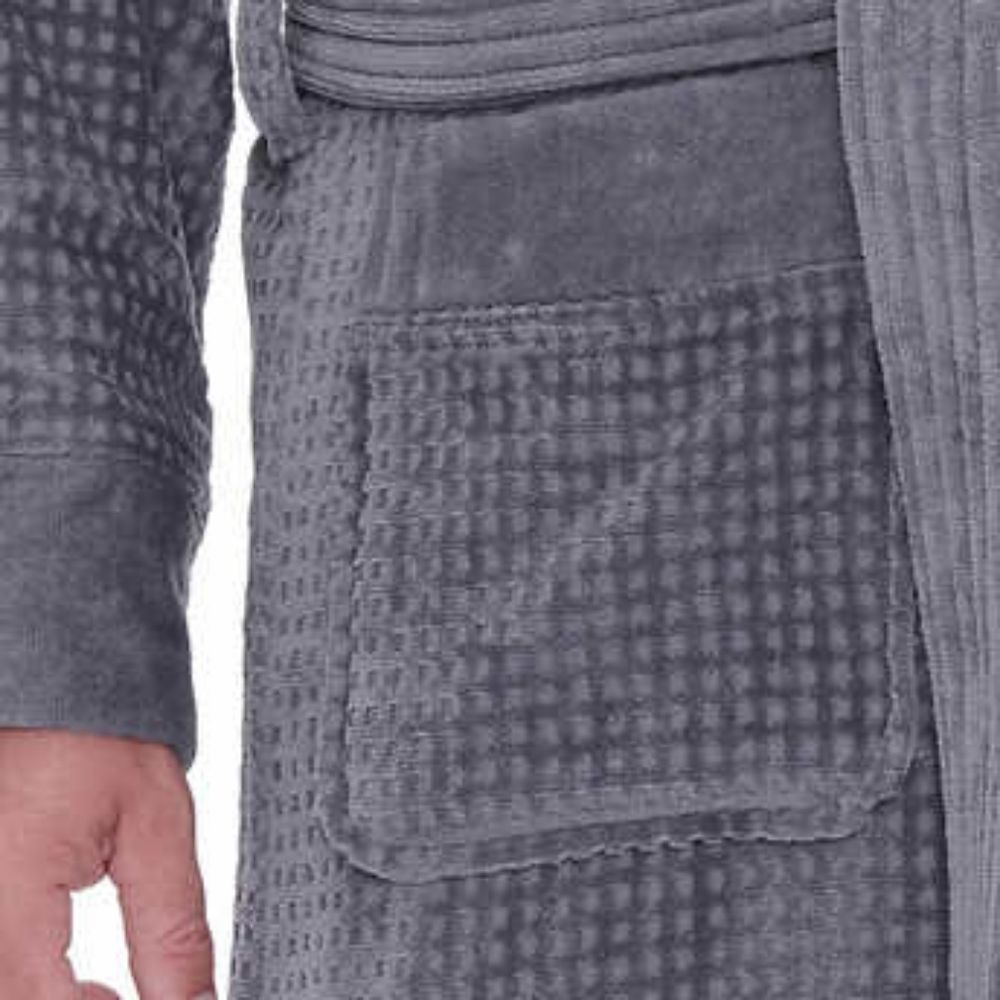 Majestic Men’s Terry Velour Robe - Picture 5 of 5